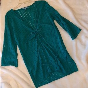 Teal Antonio Melani Swimsuit Coverup size L